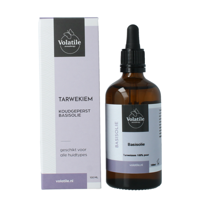 Tarwekiem koudgeperst basisolie glazen fles 100 Milliliter