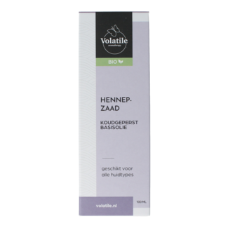 Volatile Aceite base de semillas de cáñamo prensado en frío bio frasco de cristal 100 ml