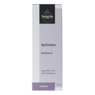 Volatile Aceite base de germen de arroz botella de cristal 100 mililitros