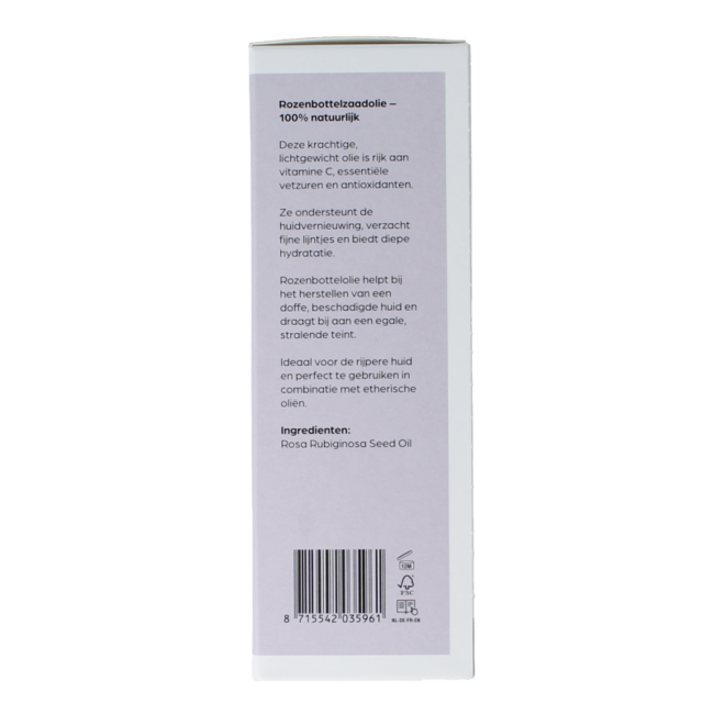 Huile de base de graines de rose musquée flacon en verre 100 millilitres