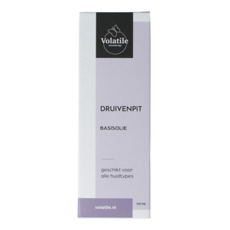 Volatile Aceite base de semilla de uva botella de vidrio 100 mililitros