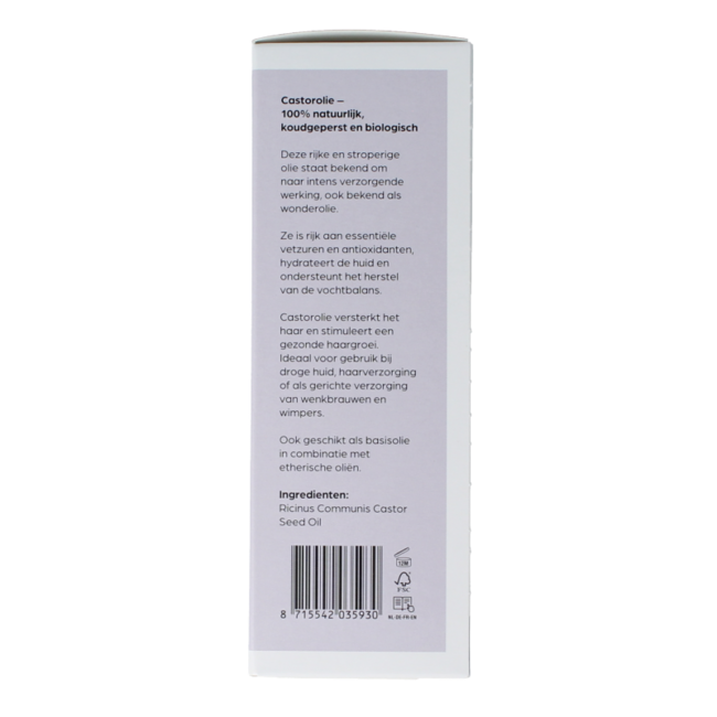 Rizinusöl kaltgepresst Basisöl Bio Glasflasche 100 Milliliter