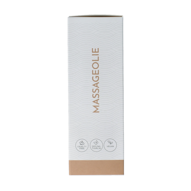 Massage oil surrender glass with pump 100 millilitres