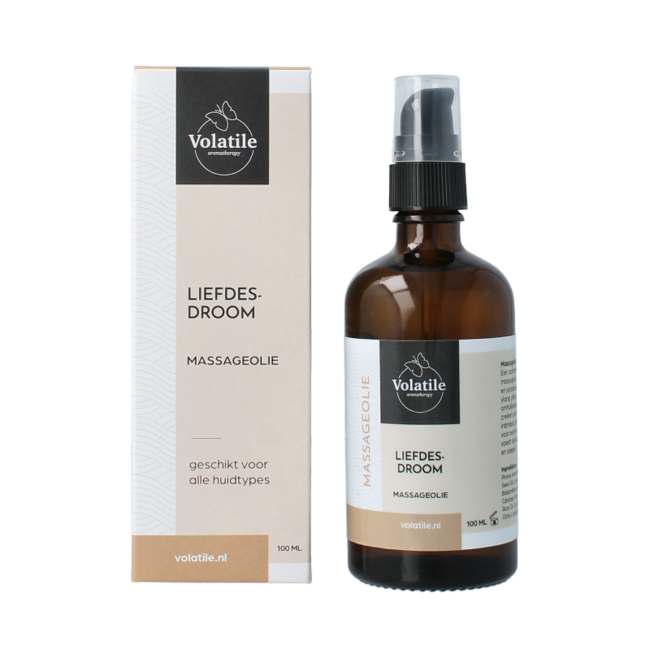 Olio da Massaggio Sogno d'Amore, flacone in vetro con dosatore 100 Millilitri