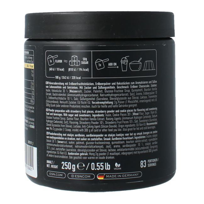 Flavn Tasty Strawberry Cheesecake 250 g