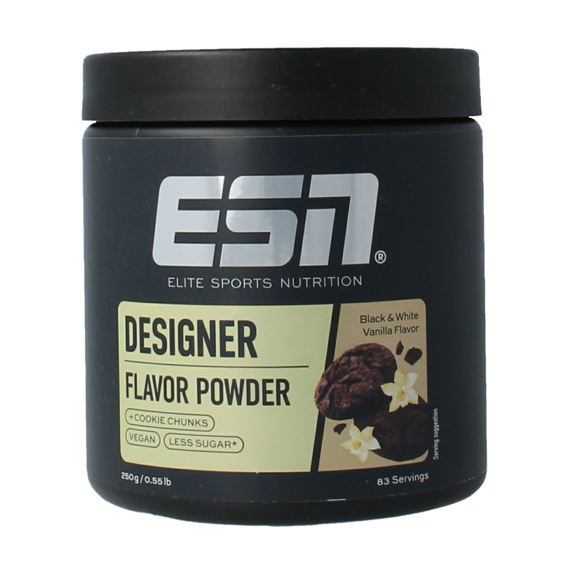 ESN Flavn tasty vaniglia bianco e nero - Gusto Zero Zuccheri