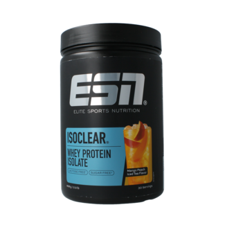 ESN Isoclear whey isolate mangue pêche thé glacé 908 grammes