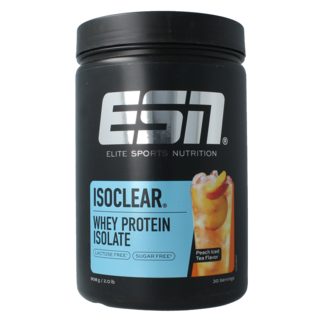 ESN Isoclear whey isolate thé glacé pêche 908 grammes