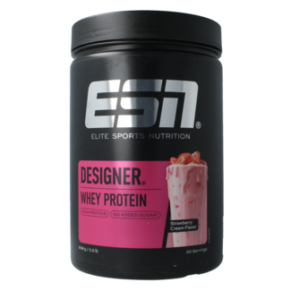 ESN Designer Whey Śmietanka Truskawkowa 908 Gramów