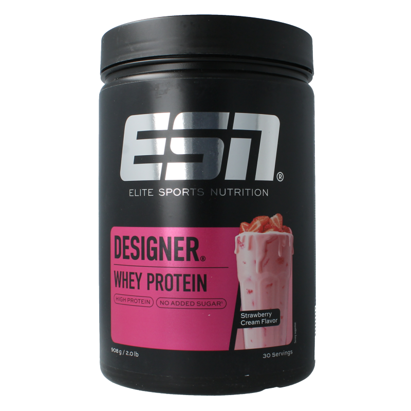 ESN Designer Whey Crema di Fragole - Proteine Siero 908g