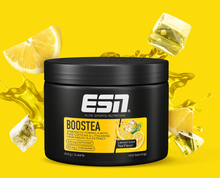 ESN Boostea Limone: Energia e Focus con Tè Freddo Infuso