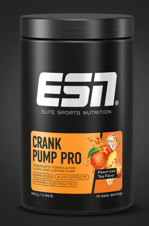 ESN Crank Pump Pro Tè Freddo Pesca | Pre-Workout Avanzato