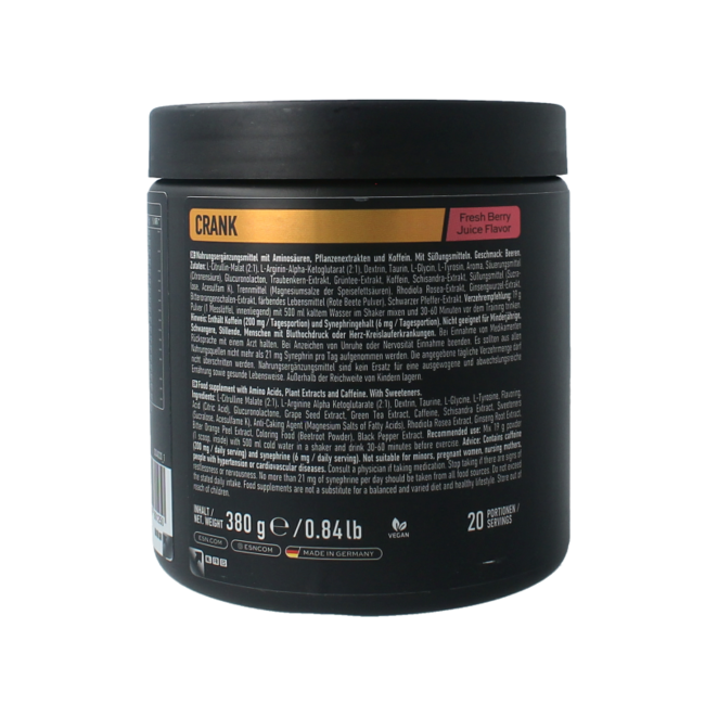 Crank fresh berry juice 380 Gramos