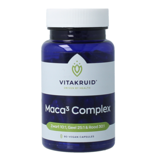 Vitakruid Maca Komplex Schwarz/Gelb/Rot 90 Vegetarische Kapseln