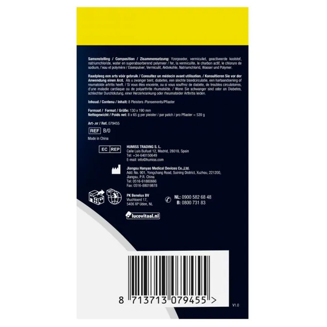 Cerotti Termici Muscoli e Articolazioni 8 Pezzi