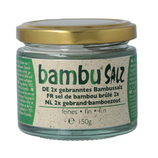 Bambu Salz Bambu Salz Sal de bambú fina 2x tostada 150 Gramos