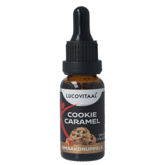 Lucovitaal Cookie caramel flavour drops 20 Millilitres