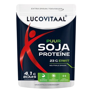Lucovitaal Proteine di soia in polvere pura 250 Grammi