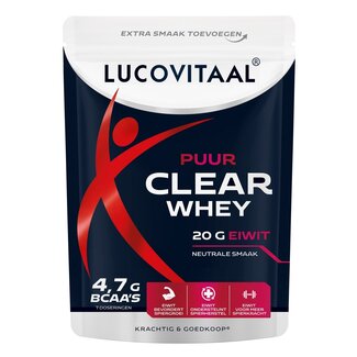 Lucovitaal Lucovitaal Clear whey powder pure 175 Gram