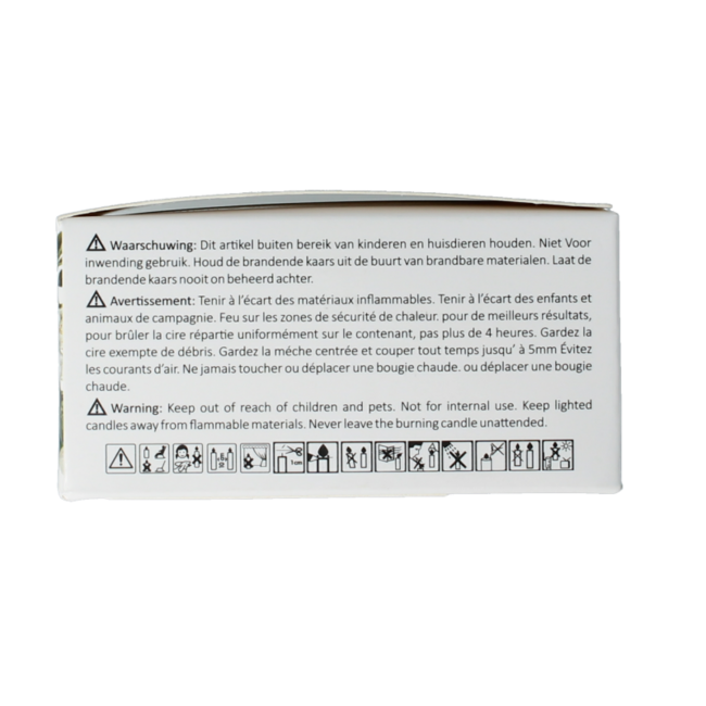 Green Tree Scented Candle gemstone spiritual balance jasmine 70g