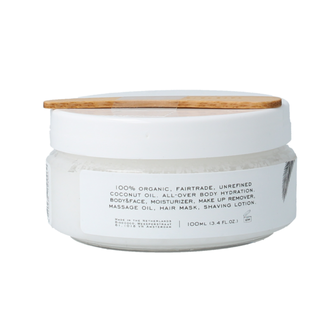 Tarro de aceite de coco Bisococo 100 mililitros