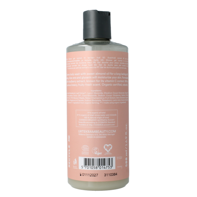 Gel de baño cremoso Urtekram Nordic Berry 500,00 Mililitros