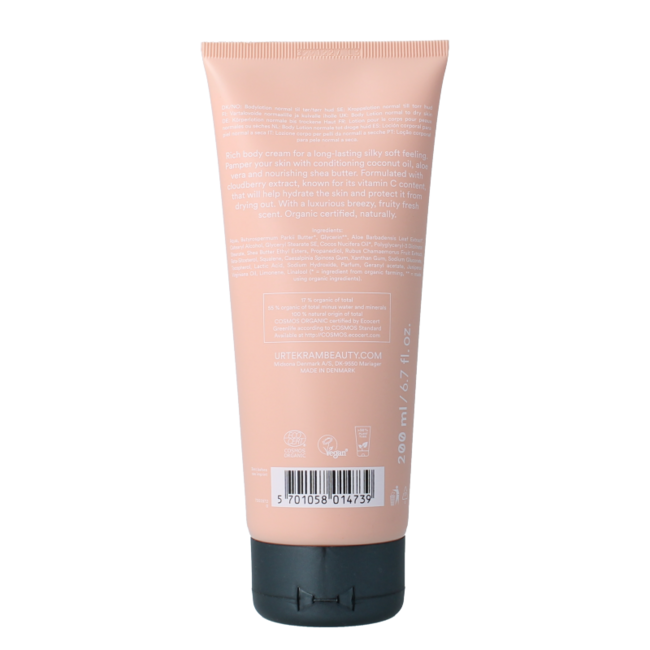 Crema Corpo Nutriente Urtekram Bacche Nordiche 200 Millilitri