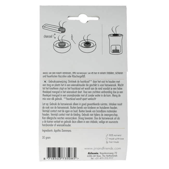 Incienso en resina Copal Jiri & Friends 30 g