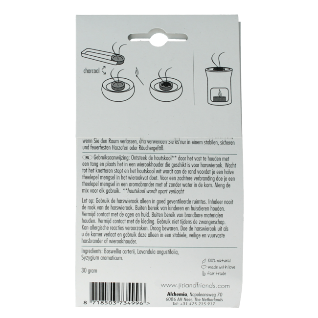 Jiri & Friends Resin Incense Deep Sense 30g