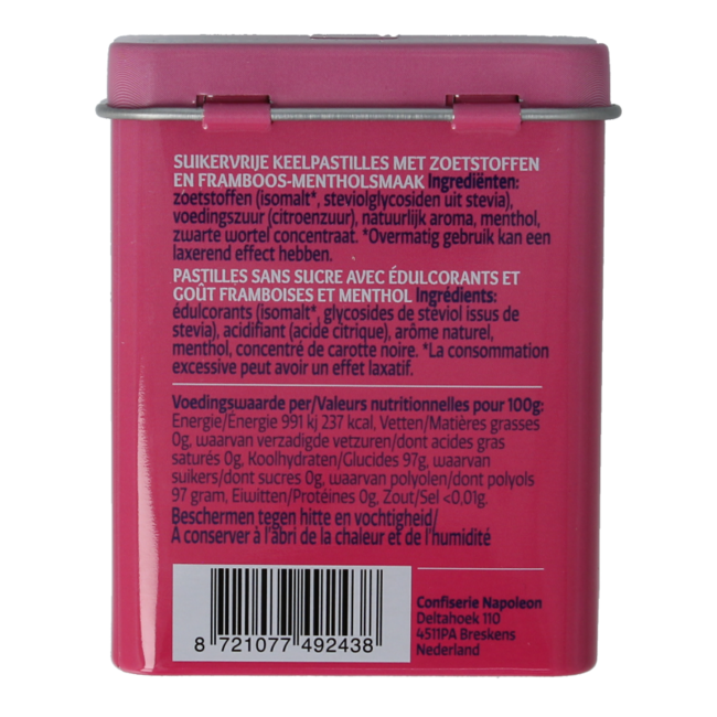 Refresh framboise 72 Grammes