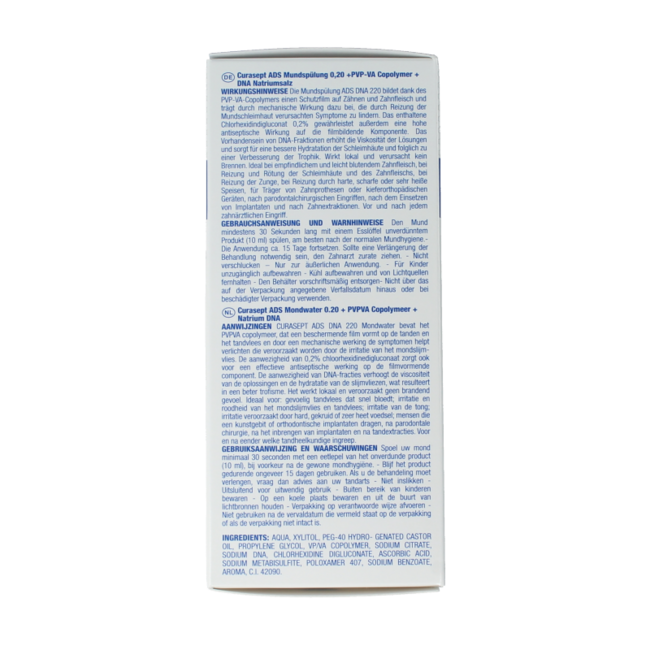 Bain de bouche chlorhexidine 0,20 % 200 Millilitres