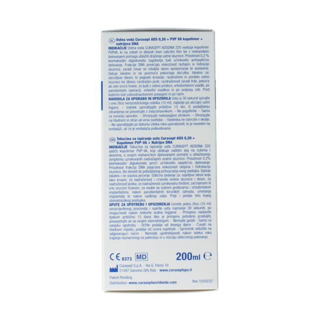 Chlorhexidine mouthwash 0.20% 200 Millilitres