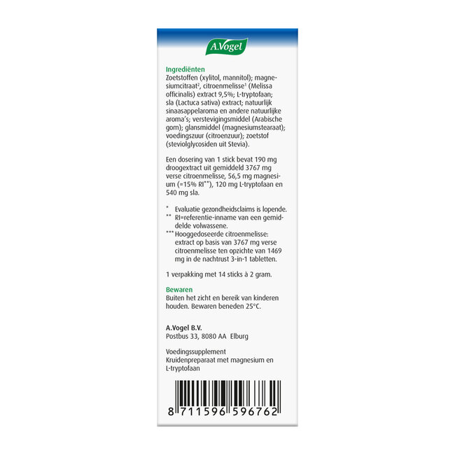 Nachtrust sticks 14x2g 28 Gram