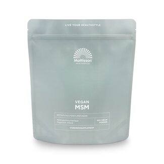 Mattisson Polvo de MSM vegano puro 550 gramos