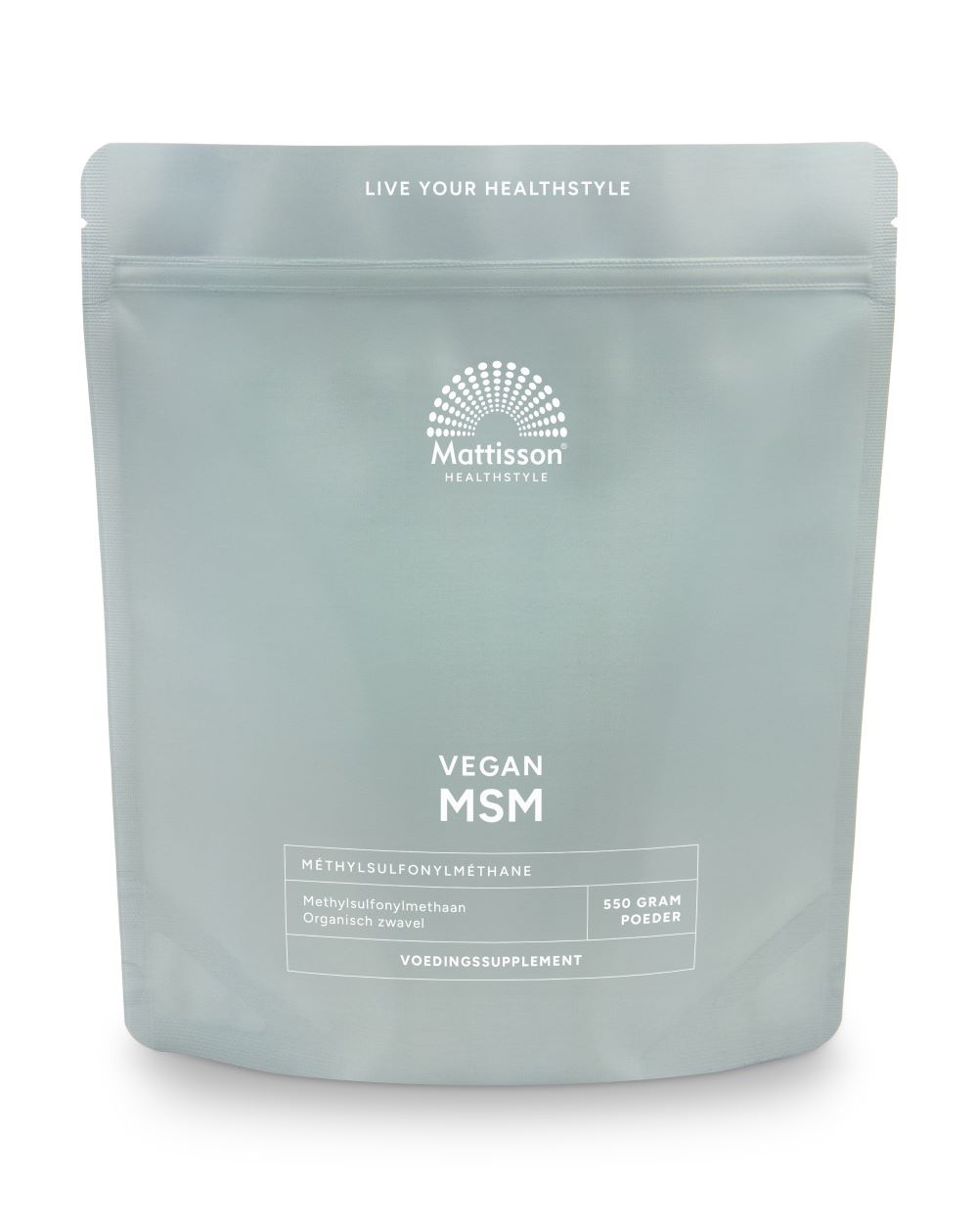 Mattisson Polvere Pura di MSM Vegan 550g | Supporto Articolare