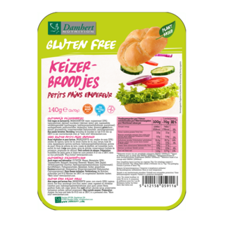 Damhert Damhert Panecillo Kaiser sin gluten 140 gramos