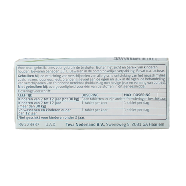 Loratadine 10 mg 10 comprimés