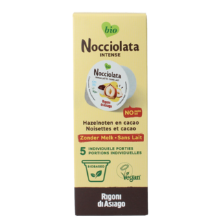Nocciolata Nocciolata Intense kubeczki wegańskie 5 x 20 g bio 100 g
