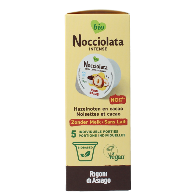 Nocciolata Intense vegan cups 5 x 20 g bio 100 g