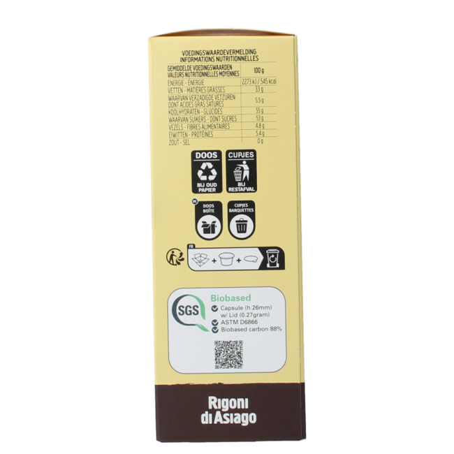 Nocciolata Intense vegan cups 5 x 20gram bio 100 Gram