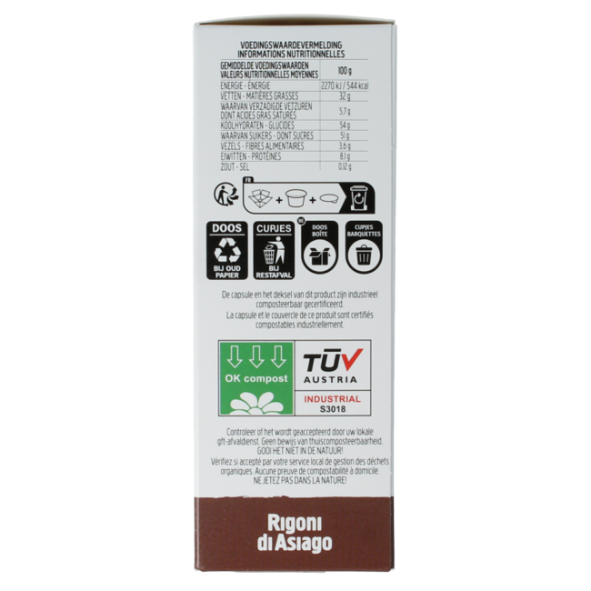 Nocciolata Originale tarrinas 5 x 20g bio 100 gramos