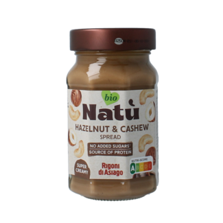 Natu Natu Crema de avellanas y anacardos bio 220 gramos
