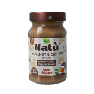 Natu Natu Hazelnoot cashewpasta bio 220 Gram