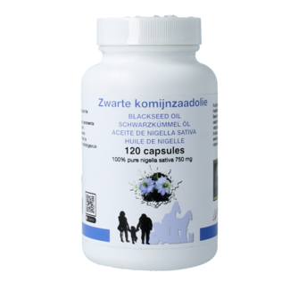 De Koning Tilly Zwarte komijnzaad capsules 120 Capsules
