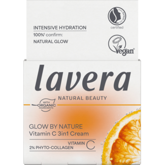 Lavera Glow by nature krem 3-w-1 z witaminą C, 50 mililitrów