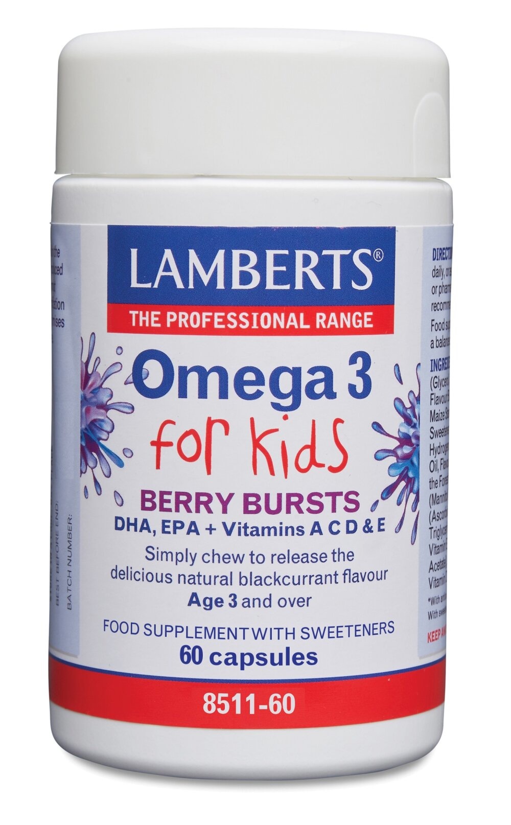 Lamberts Omega 3 Bambini | Supporto Cognitivo e Immunitario