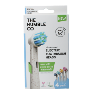 The Humble Co Cabezales de cepillo de origen vegetal 4 unidades
