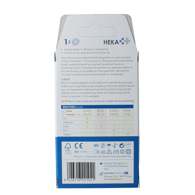 Heka Grip Compressione Beige D 1 Pezzo