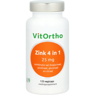 VitOrtho VitOrtho Zink 4 en 1 120 cápsulas vegetarianas