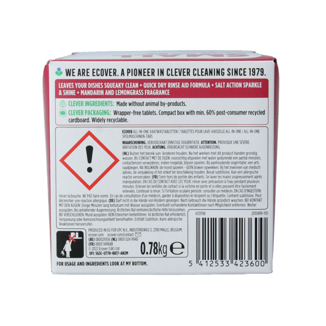 Geschirrspültabs All-in-1 45 Tabletten